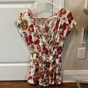 Lulus floral romper